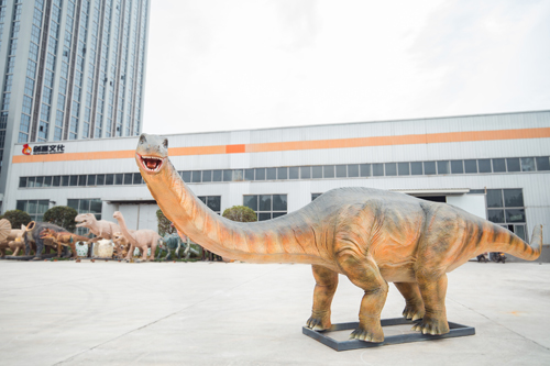 Dinosaurio robótico de Dinopark de la fábrica del dinosaurio animatronic de China para la venta