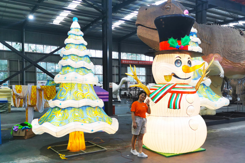 Luces temáticas navideñas personalizadas, árbol de navidad, muñeco de nieve