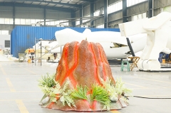 Modelo atractivo de los productos de la alta simulación del parque de atracciones del volcán