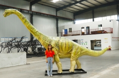 Brachiosaurus Electronic Model Dinosaur In Theme Park