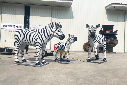 New customized animal zebra family