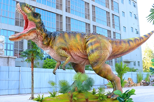 Dinosaurio del parque de atracciones más popular