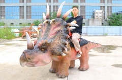 Triceratops Walk Dinosaur Rides