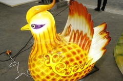 Fiberglass Mandarin Duck Lantern