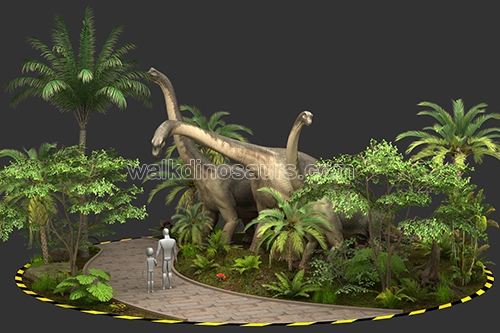 Dinosaurio del parque de atracciones más popular