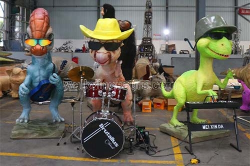 Animatronic Dinosaur band