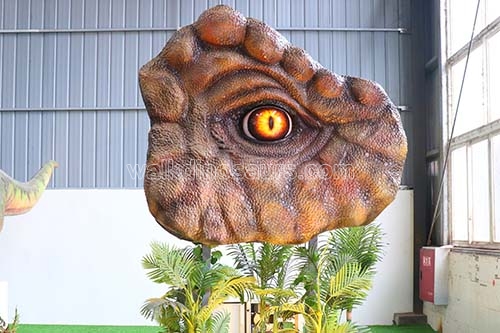 Dinosaurio del parque de atracciones más popular