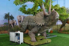 Dinosaurio del parque de atracciones más popular