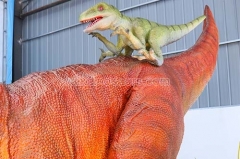 Dinosaurio del parque de atracciones más popular