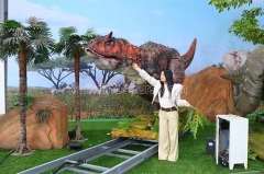 Animatronic Sliding with Track Carnotaurus