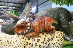 Animatronic Pachycephalosaurus Hand Puppet for Party
