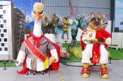 Animatronic Goose & Wolf