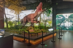 Dinosaurio del parque de atracciones más popular