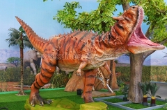 Dinosaurio del parque de atracciones más popular