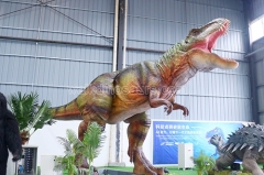 Dinosaurio del parque de atracciones más popular