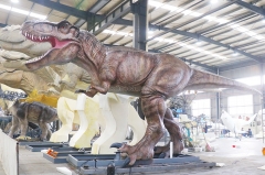 Dinosaurio del parque de atracciones más popular