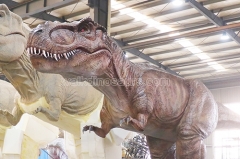 Dinosaurio del parque de atracciones más popular