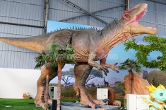 Dinosaurio del parque de atracciones más popular