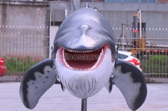 Aquarium Displays Animatronic Blue Whale