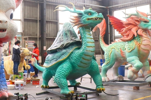 Dinosaurio del parque de atracciones más popular