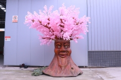 Pink Animatronic Tree