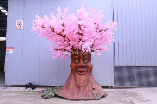 Pink Animatronic Tree