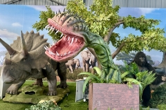 Dinosaurio del parque de atracciones más popular