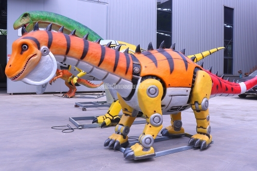 Dinosaurio del parque de atracciones más popular