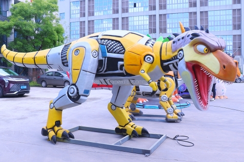 Dinosaurio del parque de atracciones más popular