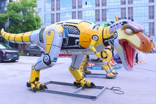 Dinosaurio del parque de atracciones más popular