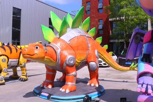 Dinosaurio del parque de atracciones más popular
