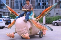 Custom Animatronic Parade Float for Theme Park | Electric Remote-Controlled Float with LED & Sound — FRP Factory Direct