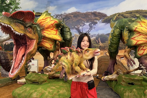 Realistic Baby Stegosaurus Dinosaur Hand Puppet