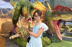 Realistic Dilophosaurus Dinosaur Hand Puppet