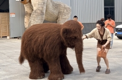 Woolly Mammoth Costume Life Size Mascot Suit for Parades and Events