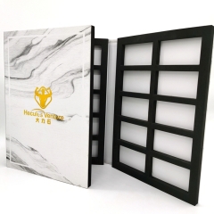 Different Kinds Of Marble TIle Sample Ring Binder