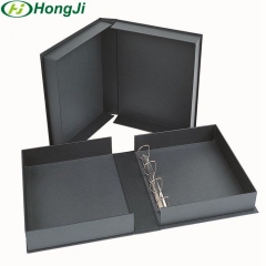 Cardboard File Box Ring Binder With Custom Printing