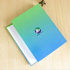 A4 Colorful Cardboard Ring Binder D/O Shape File Folder