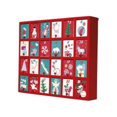 Custom Christmas Advent Calendar Box Empty Custom Luxury Gift Box