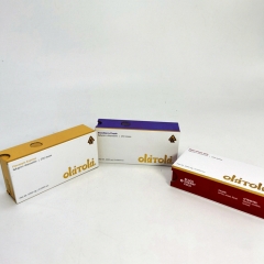 Childproof Custom Packaging 0.5ml 1ml Vape Cartridge Packaging Boxes Empty CBD Oil Cartridge Packaging