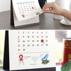 Factory Cheap Price Cardboard Digital Desk Calendar