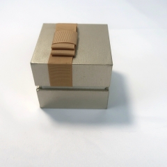Wholesale Custom Logo Luxury Small Wedding Ring Box Velvet Octagonal Packaging Box Jewelry Box