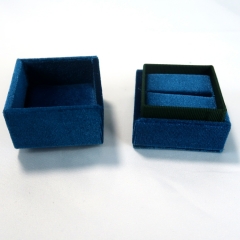 Wholesale Custom Logo Luxury Small Wedding Ring Box Velvet Octagonal Packaging Box Jewelry Box