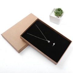 Custom Logo Ring Necklace Box Paper Jewelry Box Packaging