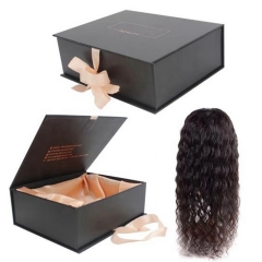 Wholesale Private Label Gift Braid Virgin Hair Boxes Paper Weave Extension Packaging Custom Logo Wig Box Bundle Hair Packaging