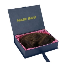 Custom Logo Premium Luxury Cardboard Paper Gift Wig Hair Extension Packaging Box