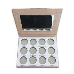 Wholesale Custom Private Label Makeup Cosmetics Cardboard Eyeshadow Palette