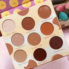 Fashion Design Cardboard Eyeshadow Palette High Pigment Eyeshadow Palette