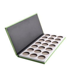 Handmade Colorful Empty Magnetic Eye Shadow Palette/Eyeshadow Palette Packaging Box With Mirror