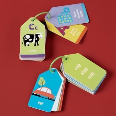 Custom New Design Children Learning Card Educational Flash Card Printing